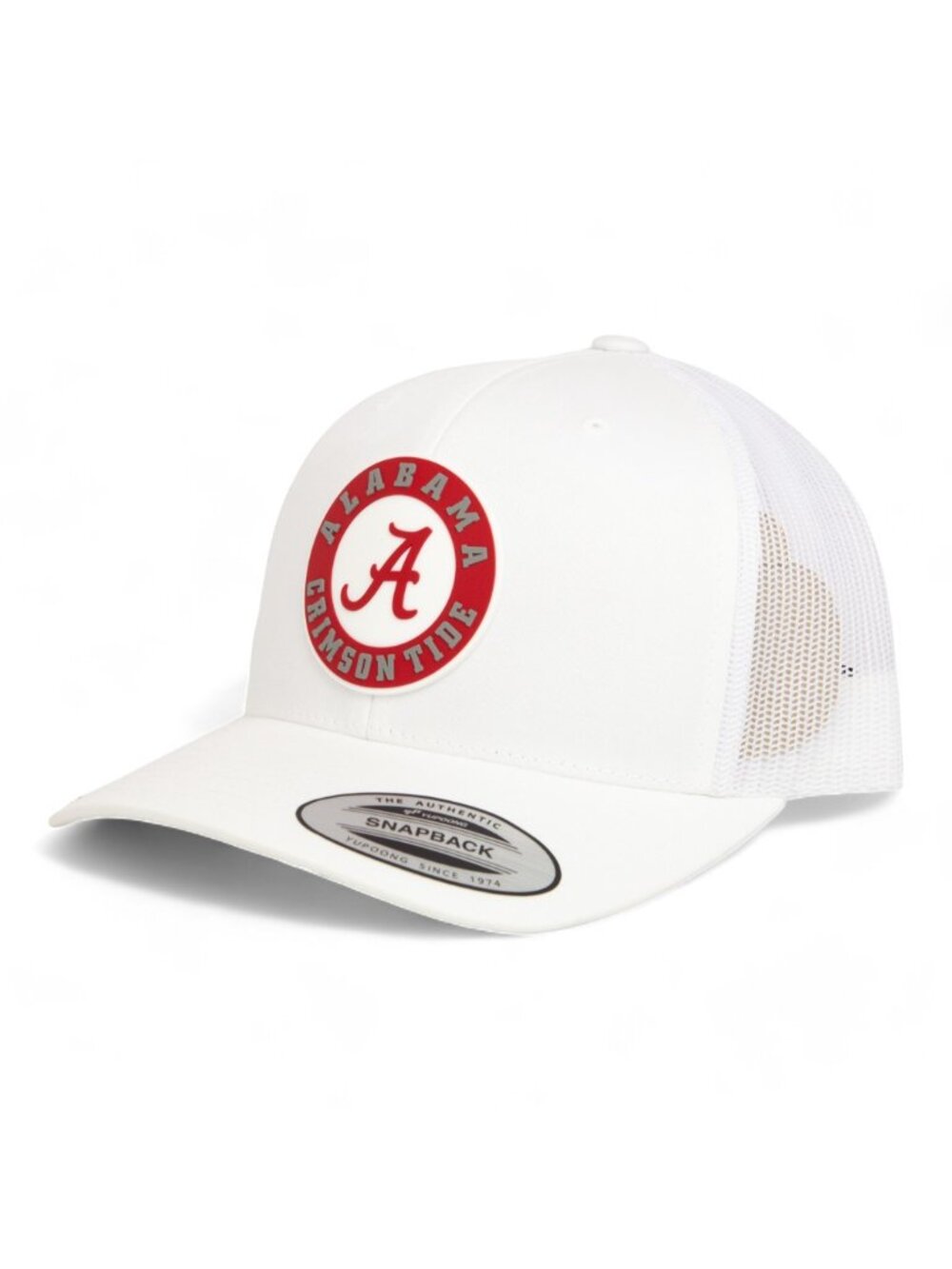 Alabama Crimson Tide YP Snapback Hat- White